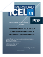 Proyecto Integrador Grupo Modelo Equipo