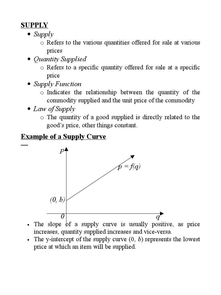 Understanding Supply and Demand Concepts | PDF