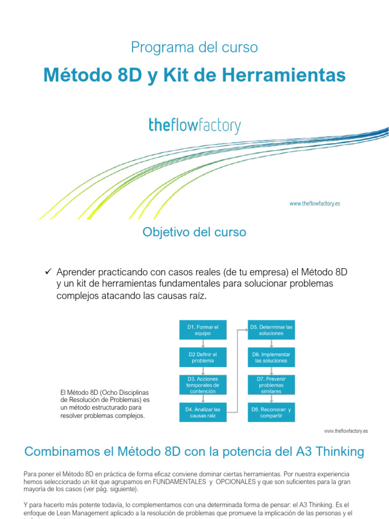 Programa Metodo 8d Pdf Procesos De Negocio Ciencia De Sistemas