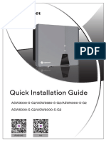 Quick Installation Guide: ASW3000-S-G2/ASW3680-S-G2/ASW4000-S-G2 ASW5000-S-G2/ASW6000-S-G2