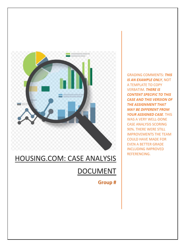 Sample case analysis housing dot comm fall2021 pdf loans mortgage