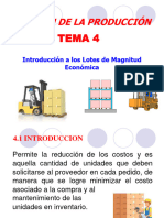 TEMA. 4 Introduccion A Los Lotes de Magnitud Economica
