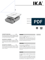 Máquina de Agitação - Ika MTS 2 - 4 D - User Manual