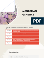 Mendelian Genetics