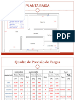 Apresentação Da Casa - Planta e Tabela