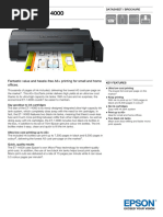 Epson L3210 Datasheet | PDF | Printer (Computing) | Image Scanner