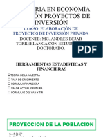 Segunda Sesion - Herramientas para Formulacion de Proyectos de Inversion