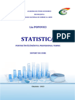 Popovici Lia - Statistica