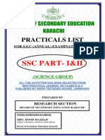 Practicals List 2024