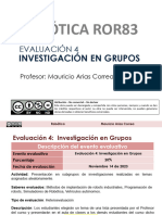 Evaluación 4 - Investigación en Grupos