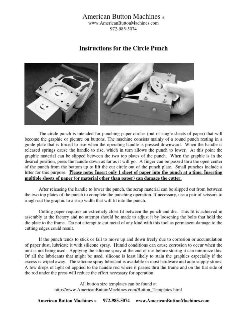 Punch Cutter PDF Paper Sheet Metal