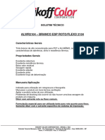 Boletim Técnico ALWR2104 - Tinta Branca