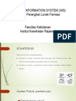 Pertemuan 12 HOSPITAL INFORMATION SYSTEM - APLIKASI FARMASI