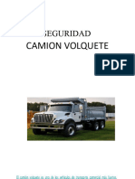 Seguridad en Camion Volquete