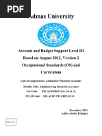 Administering Financial Accounts Final