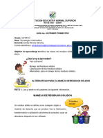 Guia No.2 Primer Trimestre Octavo Tecnologia e Informatica