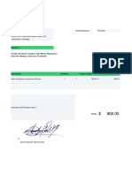 Formato Factura Informal