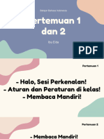 Pertemuan 1 & 2 Bahasa Indonesia Kurikulum Merdeka