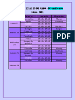 Horario Evalaución Ii Unidad