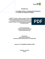 Informe Final Contrato No. 1236 Firmado Entre La Gobernación de Risaralda y La Cámara de Comercio de Pereira