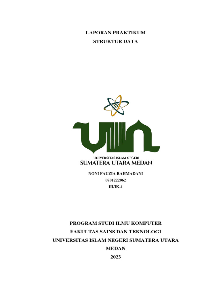 Laporan Praktikum Struktur Data Array | PDF