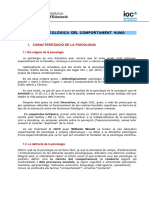 0tema 1. Explicació Psicològica Del Comportament Humà