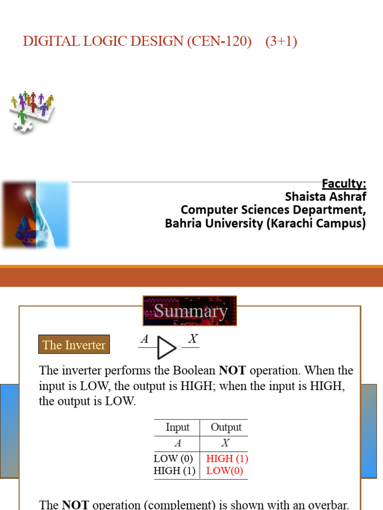 L4 dld boolean algebra pdf logic gate vhdl