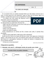 Português - 3º Período - 2º Ano (Revisão de Conteúdos)