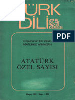 Türk Dili - Atatürk Özel Sayısı