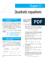 Quadratic Equations