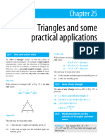 Triangles and Practical Applications