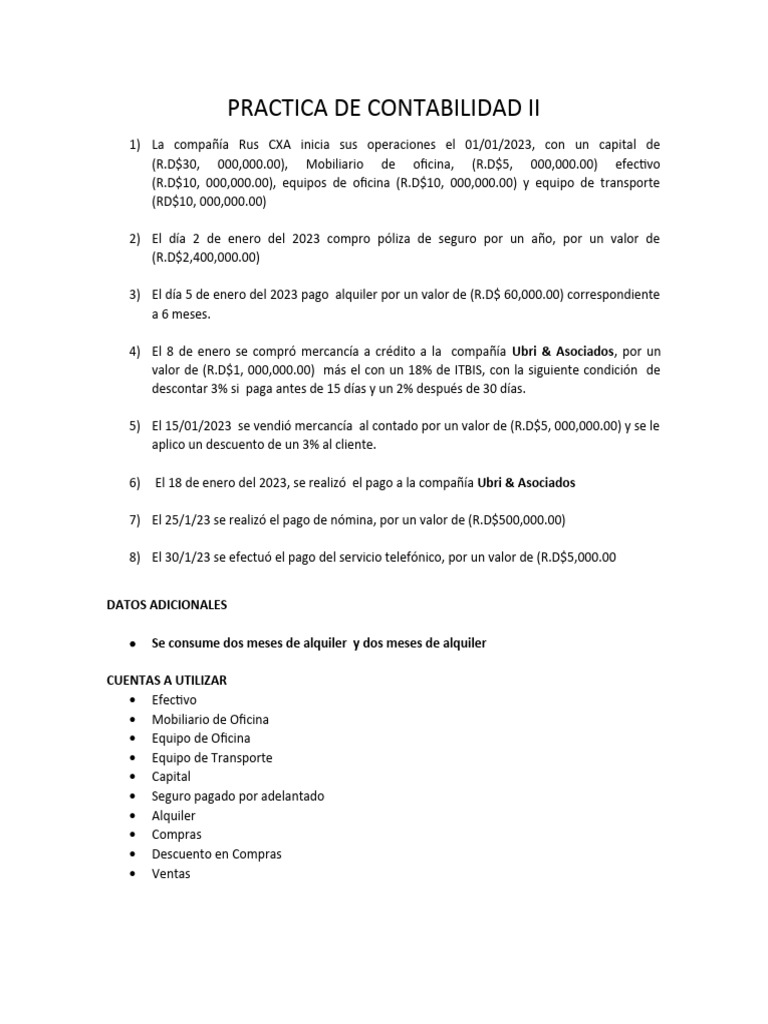 Practica De Contabilidad Ii Pdf