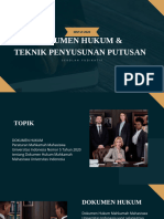 Dokumen Hukum Dan Teknik Penyusunan Putusan