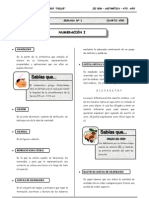 III Bim - 4to. Año - Guía 1 - Numeración I