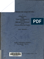 (Studia philologica Buddhica, monograph series_ 7.) Paul Maxwell Harrison - Druma-kinnara-rāja-paripṛcchā-sūtra _ a critical edition of the Tibetan text (recension A) based on eight editions of the Ka