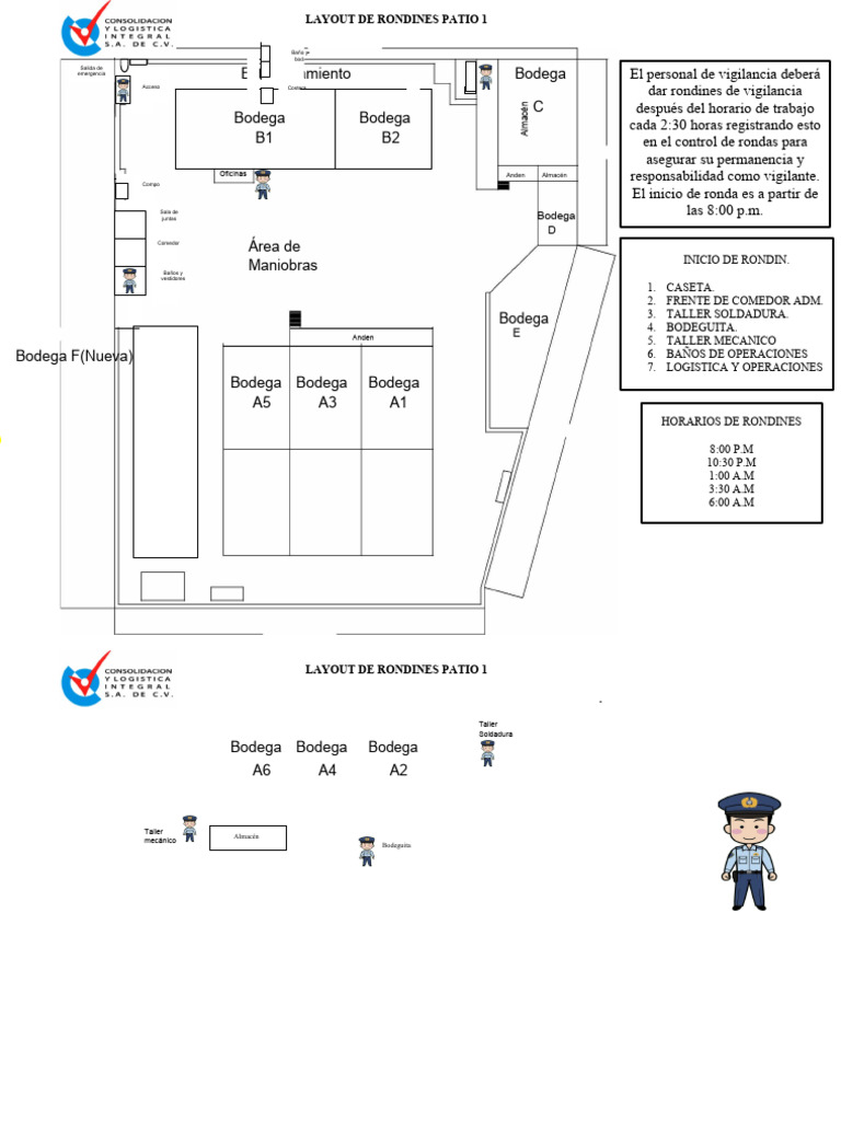 Layout de Rondines para Vigilancia | PDF | Ajedrez