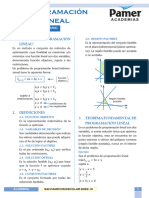 Álgebra Programación Lineal