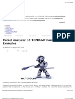 Packet Analyzer: 15 TCPDUMP Command Examples