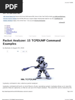 Packet Analyzer: 15 TCPDUMP Command Examples