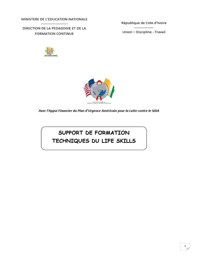Formation Life Skills en Côte d'Ivoire | PDF | Direction | Négociation