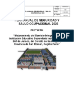 Plan de Seguridad y Salud Ocupacional CONSORCIO PERU BIRF 2023 OK OK