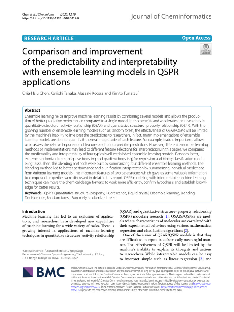 Comparison and Improvement of The Predictability and Interpretability ...