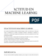 Exactitud en Machine Learnig