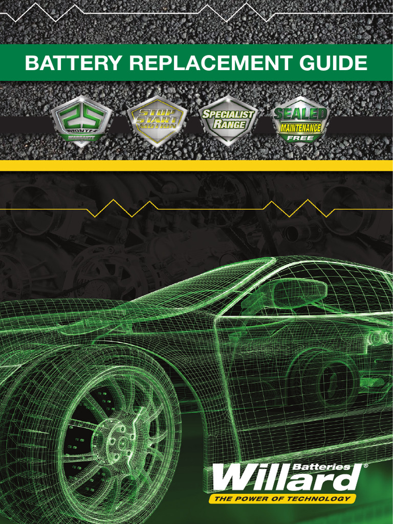 Willard Battery Selection Guide 2019  PDF