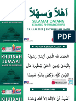 Khutbah Jumaat 29 JULAI 2022 (Azim)