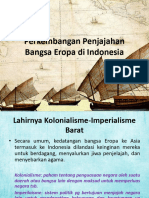 Perkembangan Penjajahan Bangsa Eropa Di Indonesia