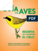 Guía de Aves Reserva de La Biosfera El Cielo