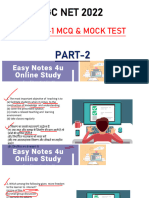 Ugc Net Mock Test 2 Today