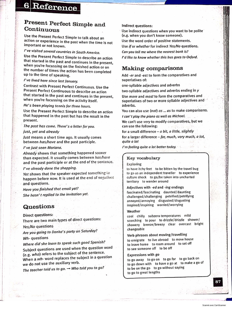 Exercises Anglais | PDF