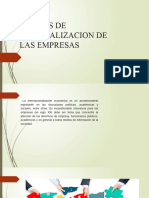 Formas de Internalizacion de Las Empresas - Power